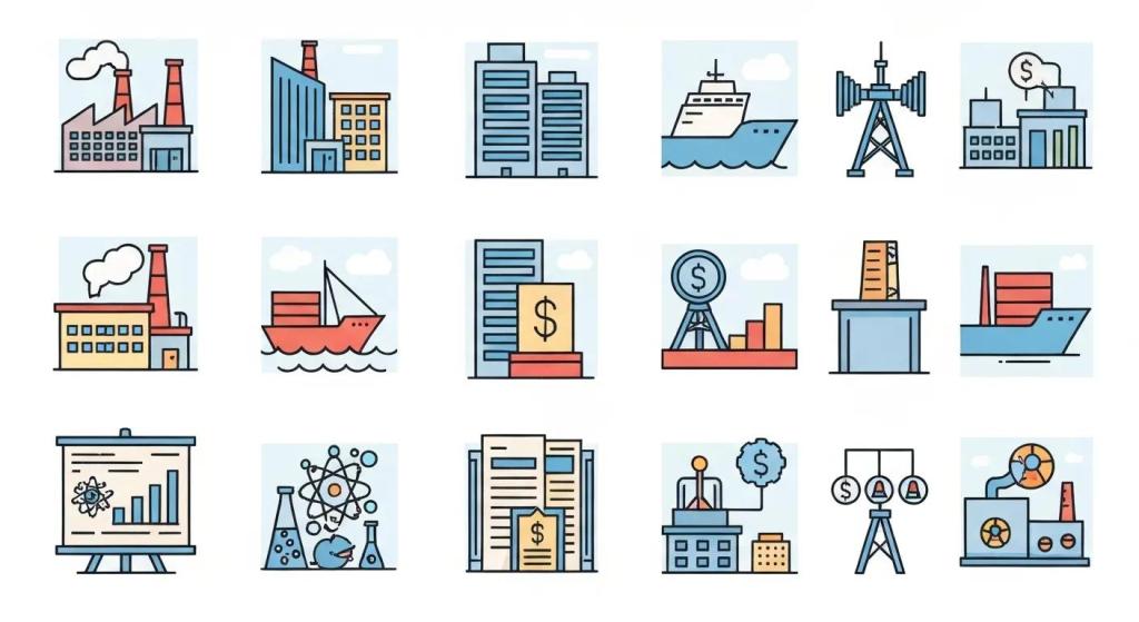 c6722d41-1272-4925-a8ac-6177f8d977f7webp – Managed IT Services, Consulting, and Support for Businesses and Non Profits Icons representing different industries