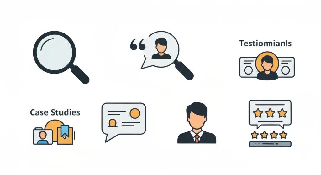 da51e7c1-eba8-429d-ad09-8df77e024e28webp – Managed IT Services, Consulting, and Support for Businesses and Non Profits Icons representing case studies, testimonials, and reviews